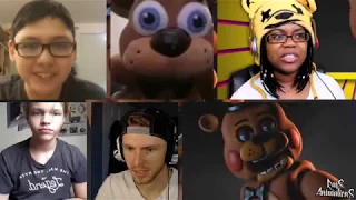 [SFM FNaF] Mr.Fazbear - Collab [REACTION MASH-UP]#174