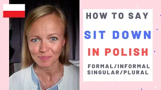 All you need to know about "sit down" in Polish, A1- A2 level