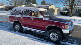 1994 Toyota 4Runner SR-5 V-6 5-speed Manual 4WD start up and walk around