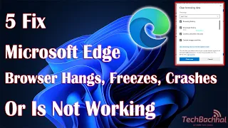 Microsoft Edge Browser Hangs, Freezes, Crashes or Is Not Working FIX Tutorial