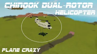 Chinook Dual-Rotor Helicopter || Roblox Plane Crazy