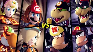 Mario Strikers: Battle League - Team Mario vs. Team Bowser Jr. (Hard CPU)
