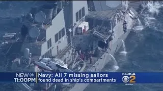 Search For 7 Navy Sailors Ends After Bodies Found On Ship