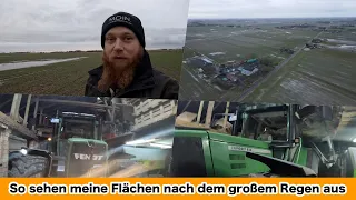 FarmVLOG#567 - So sehen meine Ackerflächen nach dem großem Regen aus