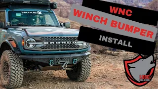 How To Install The Lobo Off-Road WNC Front Winch Bumper | Ford Bronco