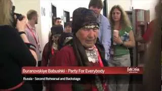 Buranovskiye Babushki - Party For Everybody (Russia) 2nd Rehearsal and Backstage