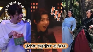 yizhan stay alone vs stay together, what you thinking?? hahaha