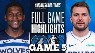 Minnesota Timberwolves vs Dallas Mavericks Full Game Highlights | NBA LIVE TODAY