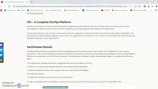 * Breaking News* Oracle Cloud Has a New DevOps Professional Certification