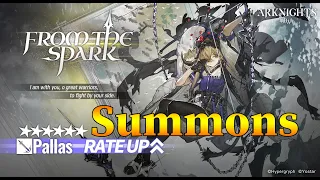 Arknights Summoning on From The Spark Banner