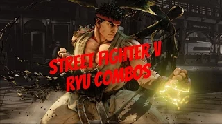 SFV Ryu Combos / SF5 Ryu Combos (Beta Testing)