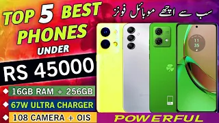 8GB + 128GB | Best Mobile Under 45000 in Pakistan | Top 5 Best Smartphone under 45000 in 2024
