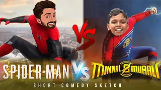 MINNAL മുരളി VS SPIDERMAN