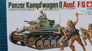 Tamiya 1/35 Panzer Kampfwagen II Ausf. F/G - Kit Review