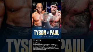 Mike Tyson will be fighting Jake Paul!…