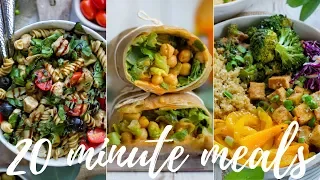 20 MINUTE VEGAN MEALS [EASY, HEALTHY, DELICIOUS] | PLANTIFULLY BASED