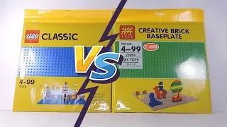 Сравнение базовых пластин Lego и Lele