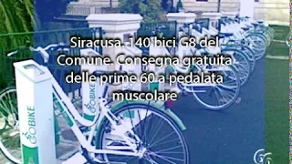 Siracusa  140 bici G8 del Comune  Consegna gratuita delle prime 60 a pedalata muscolare