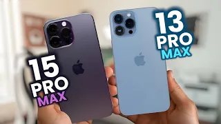 iPhone 13 Pro Max vs iPhone 15 Pro Max ¿vale la pena gastar más?