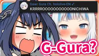 Kronii Makes Fun of Gura, 𝗚𝘂𝗿𝗮: *𝗜𝗺𝗺𝗲𝗱𝗶𝗮𝘁𝗲𝗹𝘆 𝗢𝗽𝗲𝗻𝘀 𝗞𝗿𝗼𝗻𝗶𝗶'𝘀 𝗦𝘁𝗿𝗲𝗮𝗺* 【HololiveEN】