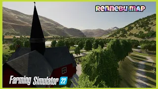 RENNEBU MAP - NEW MOD MAP: FARMING SIMULATOR 22 *FLY OVER*