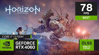 Horizon Zero Dawn - DLSS + AMD FFX (Low - Ultra Intel Core i7 13700H, RTX 4060 8GB) PC