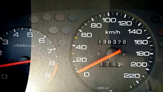 Honda Civic EK B20 VTEC acceleration 0-200km/h