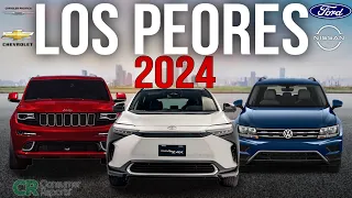 🤮 NO COMPRES ESTOS 12 AUTOS EN 2024 | LOS  PEORES