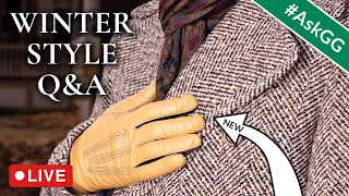 LIVE: All About Winter Style (Plus, NEW Gloves)! #AskGG