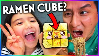 We Solved A Ramen Rubik's Cube 🍜 (feat. Hello Kitty & Mickey Mouse!)