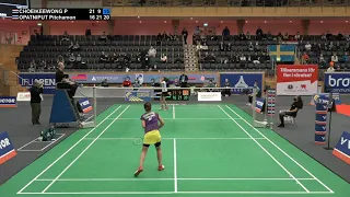 Match point - Pornpicha Choeikeewong vs Pitchamon Opatniput - WS, Final - Swedish Open 2022