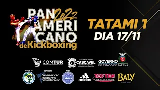 Tatame 01 - Pan-Americano de Kickboxing 2022 - Cascavel/PR