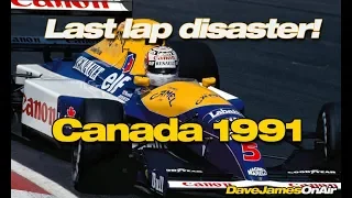 Nigel Mansell Canada 1991 Last Lap Disaster