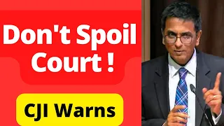 Don't Spoil My Court, CJI Angry on SG #SupremeCourt #LawChakra