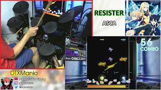 【DTXMania演奏】 RESISTER ／ ASCA 【Sword Art Online: Alicization OP 2】 Drums