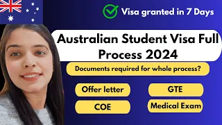 Step by Step Full Process of Australian Student Visa 2024 in Detail | Study in Australia