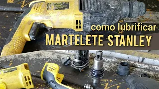 COMO LUBRIFICAR O MARTELETE STANLEY SHR-263 BR