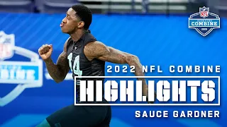 Ahmad "Sauce" Gardner FULL 2022 NFL Scouting Combine On Field Workout