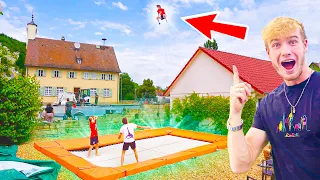 THE ABSOLUTE BEST TRAMPOLINE IN THE WORLD! *INSANITY*