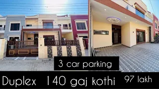 140 Gaj kothi ||3carparking ||duplex house ||north facing97lakh #trending #video @amitkumarhomes