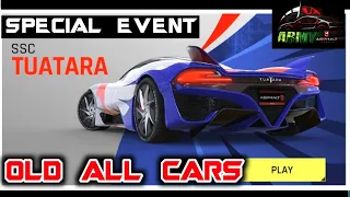 Asphalt 9: Special Event SSC TUATARA Required Cars ( OLD )