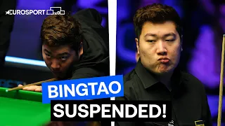 "It's a really bad day for snooker" | Bingtao suspended after match-fixing case | Eurosport Snooker