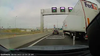 Calais Car Ferry Approach