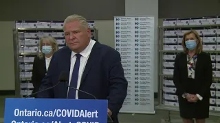 Premier Ford makes an announcement in Toronto | Nov 24