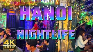 Hanoi Vietnam Nightlife 2022 : Walking Around in Old Quarter Beer Street