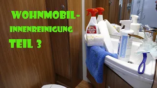 Wohnmobilpflege Innen -Teil 3-das Bad mit Waschbecken und Spiegelversiegelung