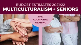 Budget Estimates 2021-2022 - Portfolio Committee No. 5 - 14 March 2022