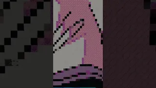FNF BOYFRIEND (BF) 4 | Biggest Pixel Art in Minecraft #shorts