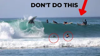 How To Surf CROWDED & Pumping Waves | Surfing Lesson