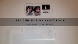 Unboxing Lisa Photobook (0327) vol. 2 - Second Edition + Ktown4u Pre order benefit